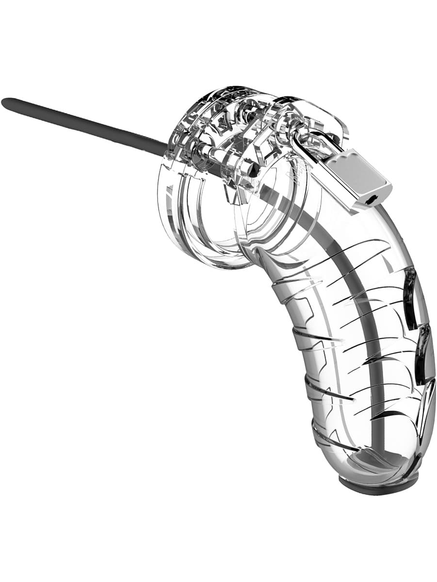 Model 16 - Chastity - 4.5" - Cage with Silicone Urethal Sounding