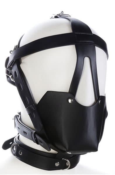 SM Harness Head Muzzle Black