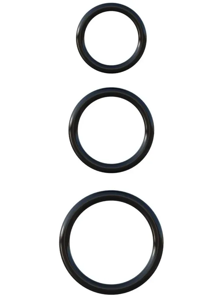 Pipedream Silicone 3-ring Stamina Set
