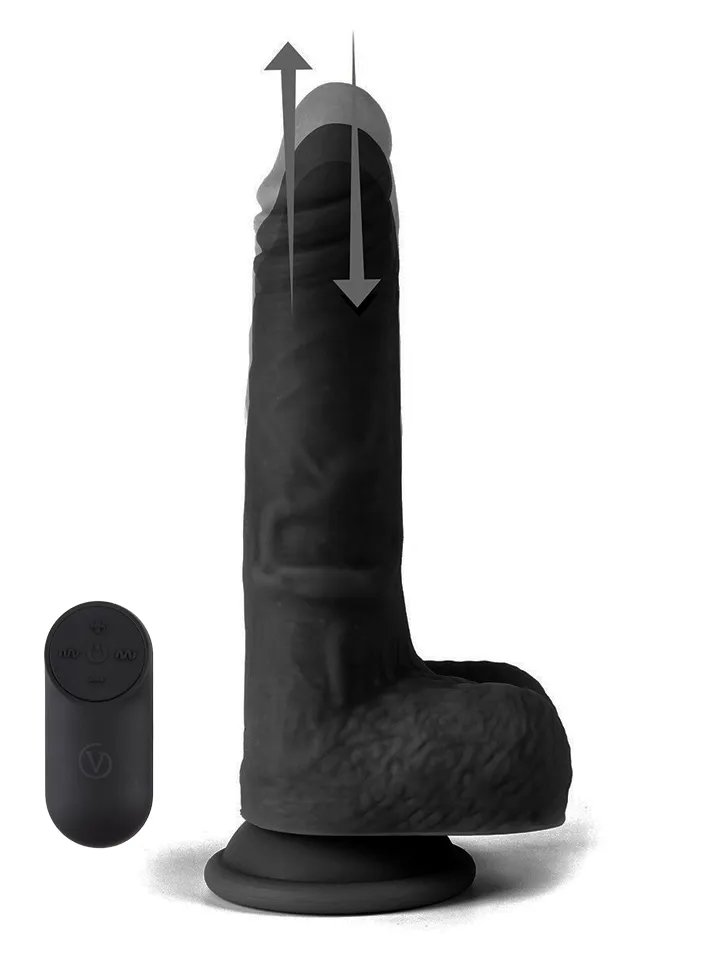 Up & Down Realistic Dildo With Remote 22 cm