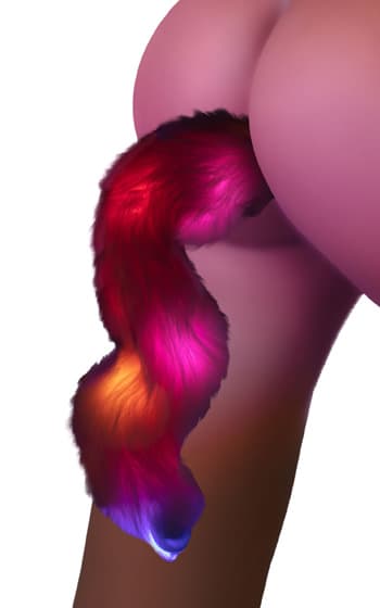 Taboom: Butt Plug with LED Unicorn Tail
