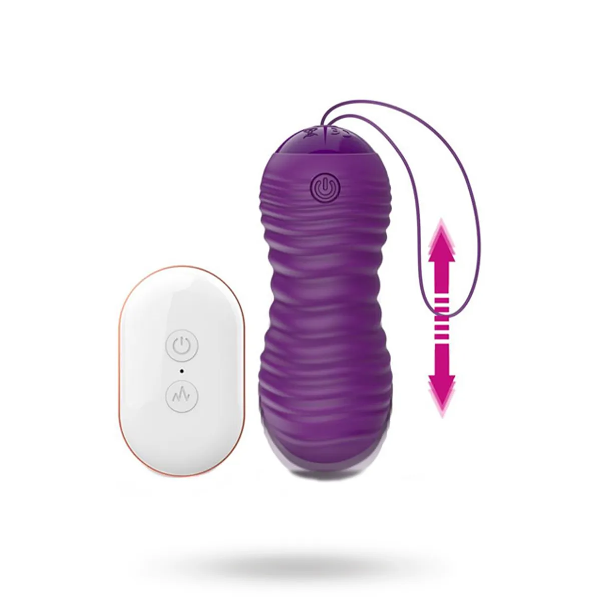 Orio Vibrating Up & Down Egg Purple Vibrerande ägg