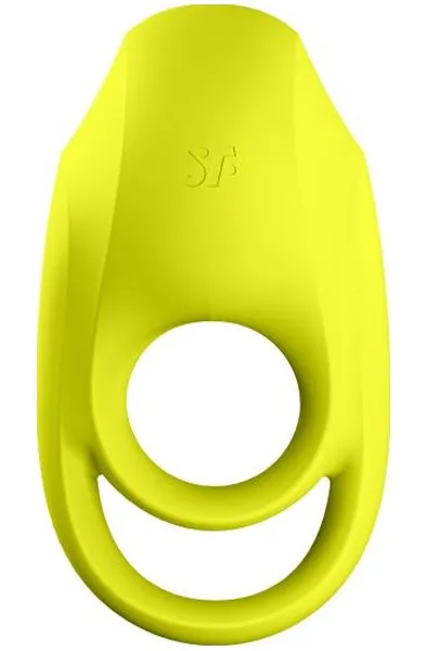 Satisfyer Spectacular Duo Yellow Penisring med vibrator