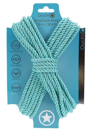 Ouch! Bondage Rope 10 m - Blue