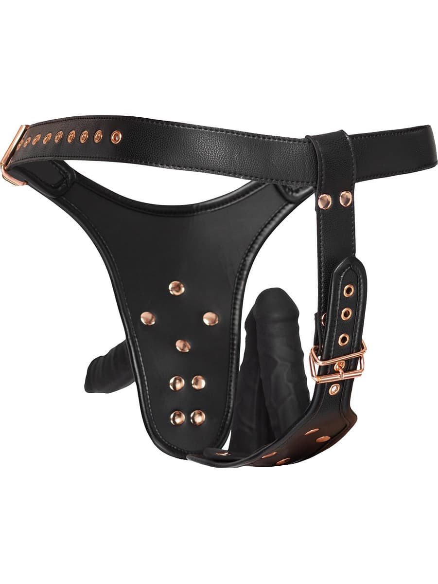 Strap-on bälte inkl dildo - svart