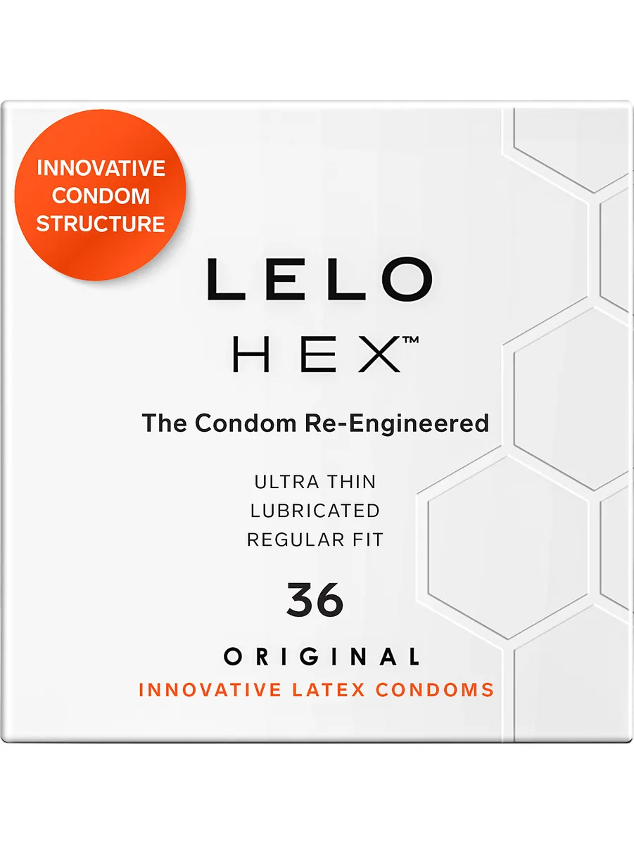 LELO: HEX, Kondomer, 36-pack