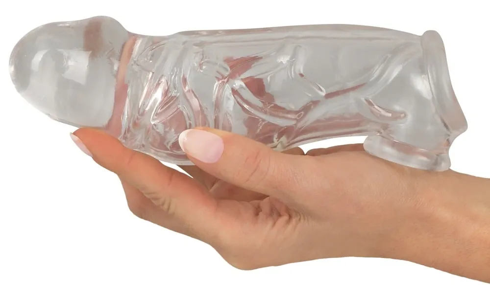 Crystal Clear: Penis Sleeve with Ball Ring