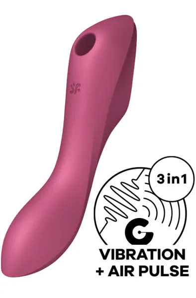 Satisfyer Curvy Trinity 3 Red Lufttrycksvibrator