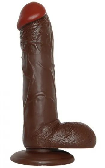 Realistic Dildo Emotion Large Brown 28,5 cm