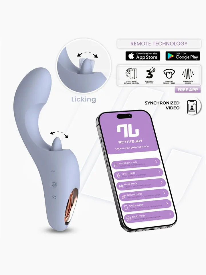 Licky Licking Tongue Vibrator With App