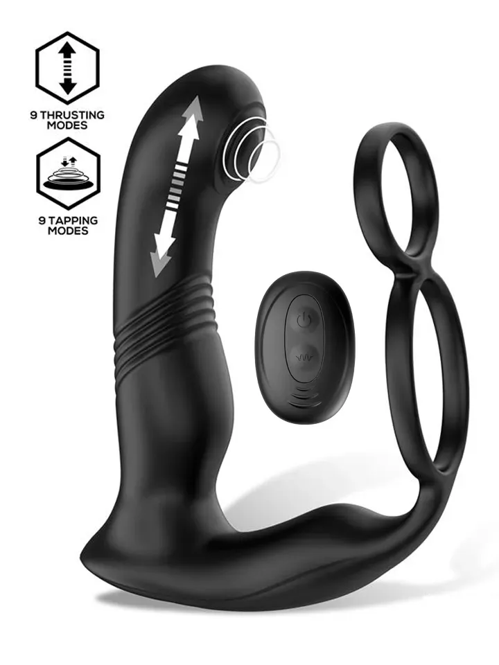 Astex Prostate Massager With Thrusting & Tapping