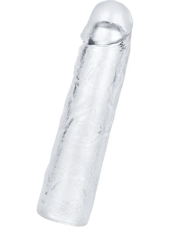 LoveToy: Flawless Clear, Penis Sleeve + 5 cm