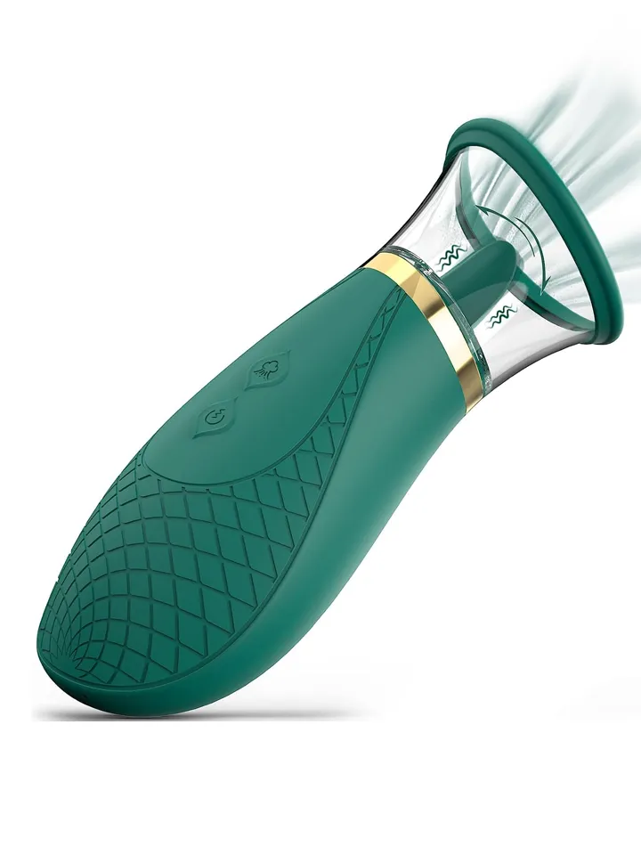 Scioness Suction & Clitoral Licking Stimulator Green