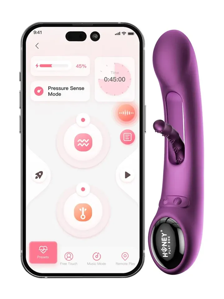 HoneyPlayBox: Tempo, App-Controlled Tapping G-Spot Vibrator