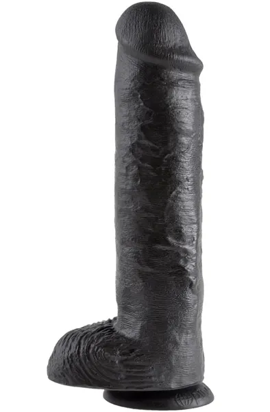 Pipedream King Cock With Balls Black 28 cm XL dildo