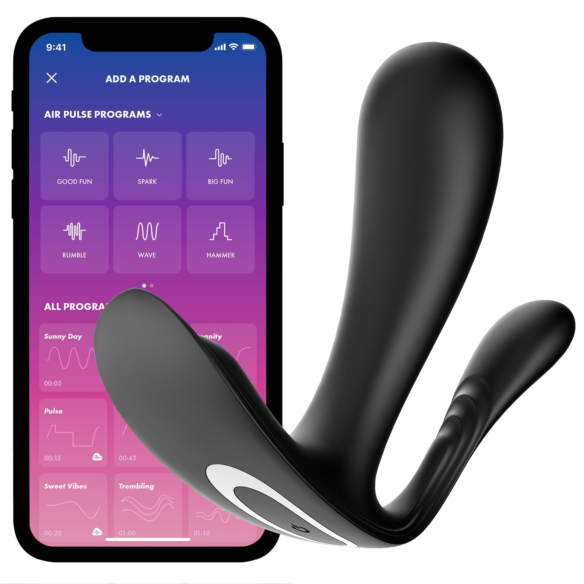 Satisfyer Top Secret+ Black G-punktsvibrator