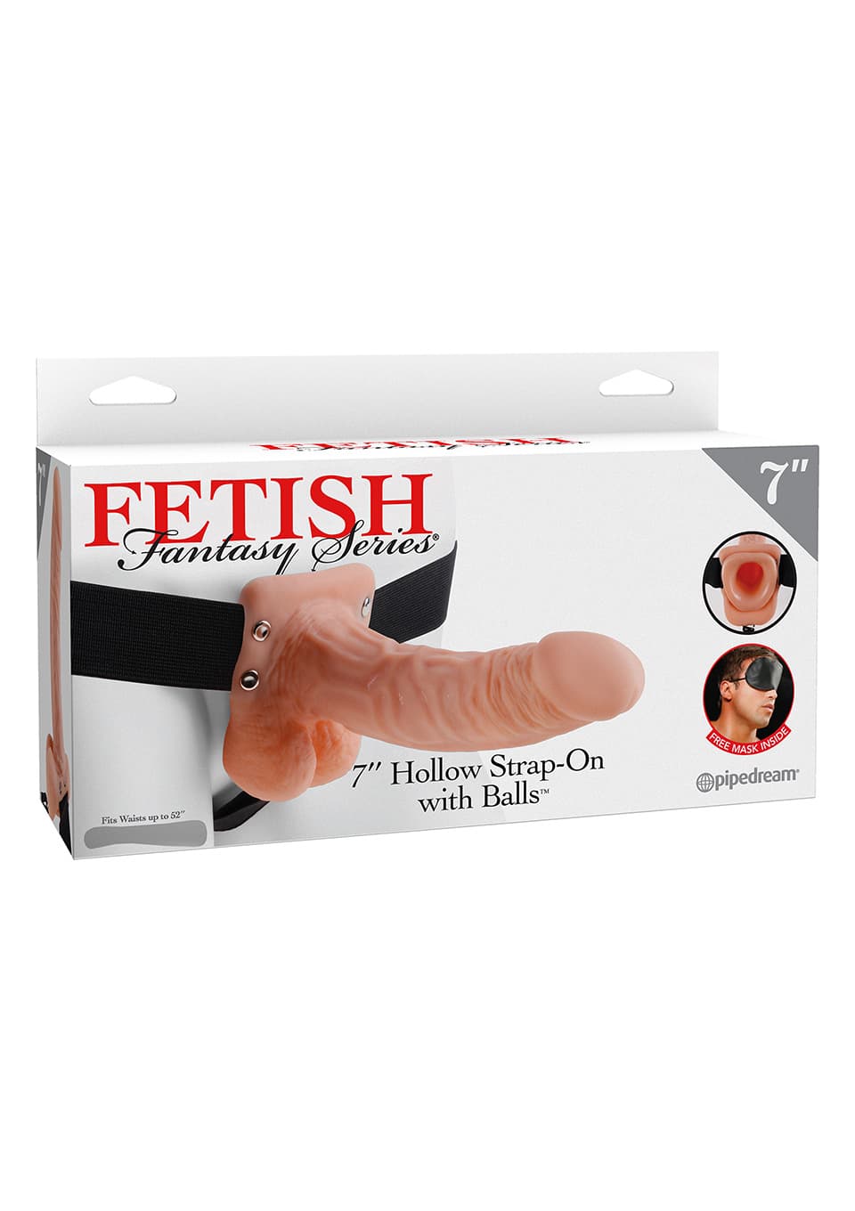 19cm Hollow Strap-On with Balls