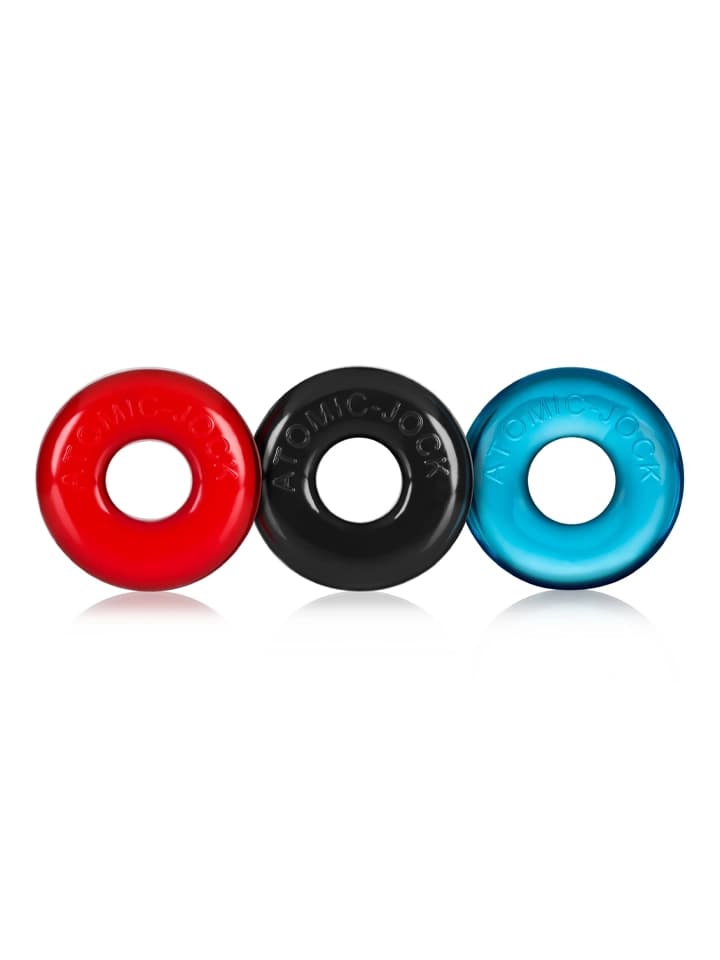 Oxballs Ringer Cock Rings 3-Pack Multi-Colour Penisringar paket