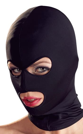 Ögon/Mun Svart Mask