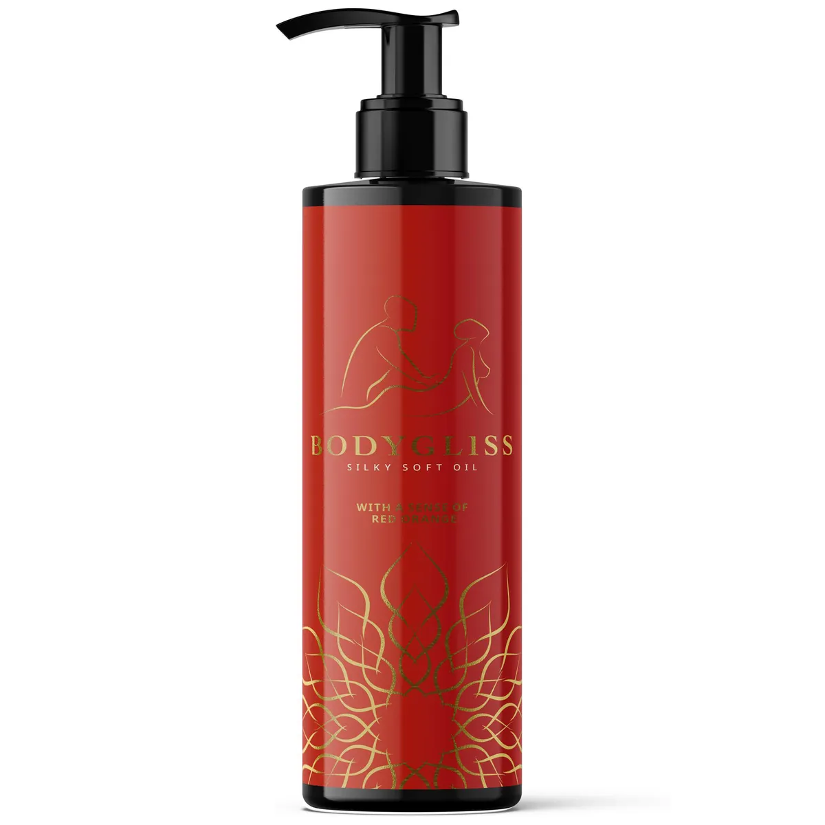 BodyGliss: Massage Oil & Lube, Red Orange, 150 ml
