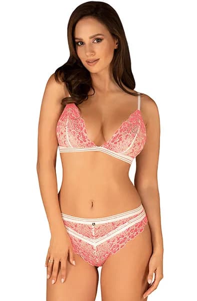Obsessive Bloomys 2-pcs Set L/XL Sexiga underkläder