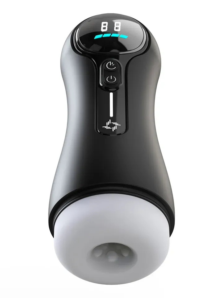 Masturbator With 4 Suction & 9 Vibration Modes