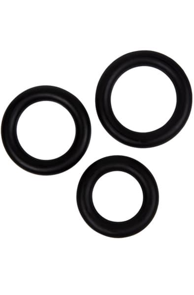 Premium Silicone C-rings 3-pack