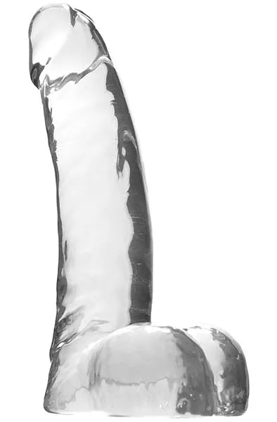 Crystal Pleasures Dildo Clear 15 cm Liten dildo