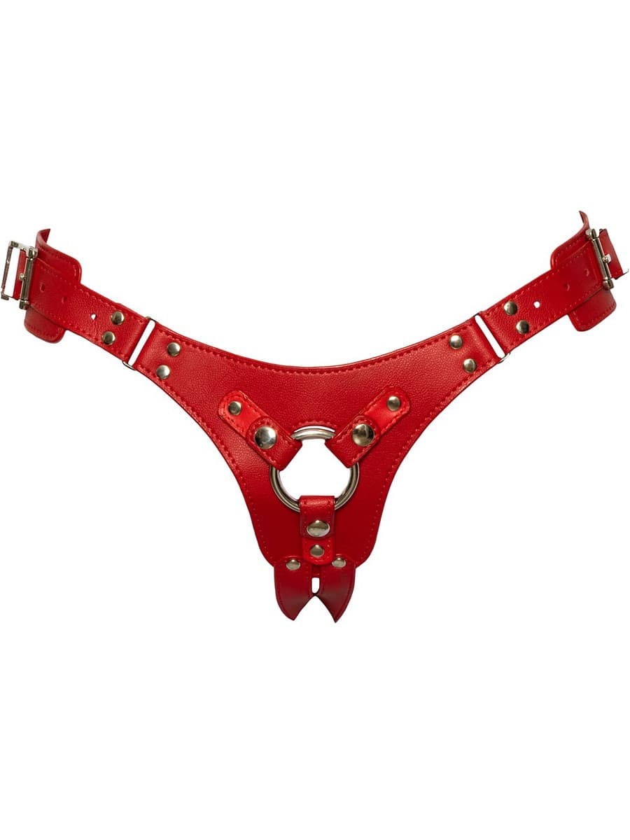 Strap on-bälte storlek S-L - Röd