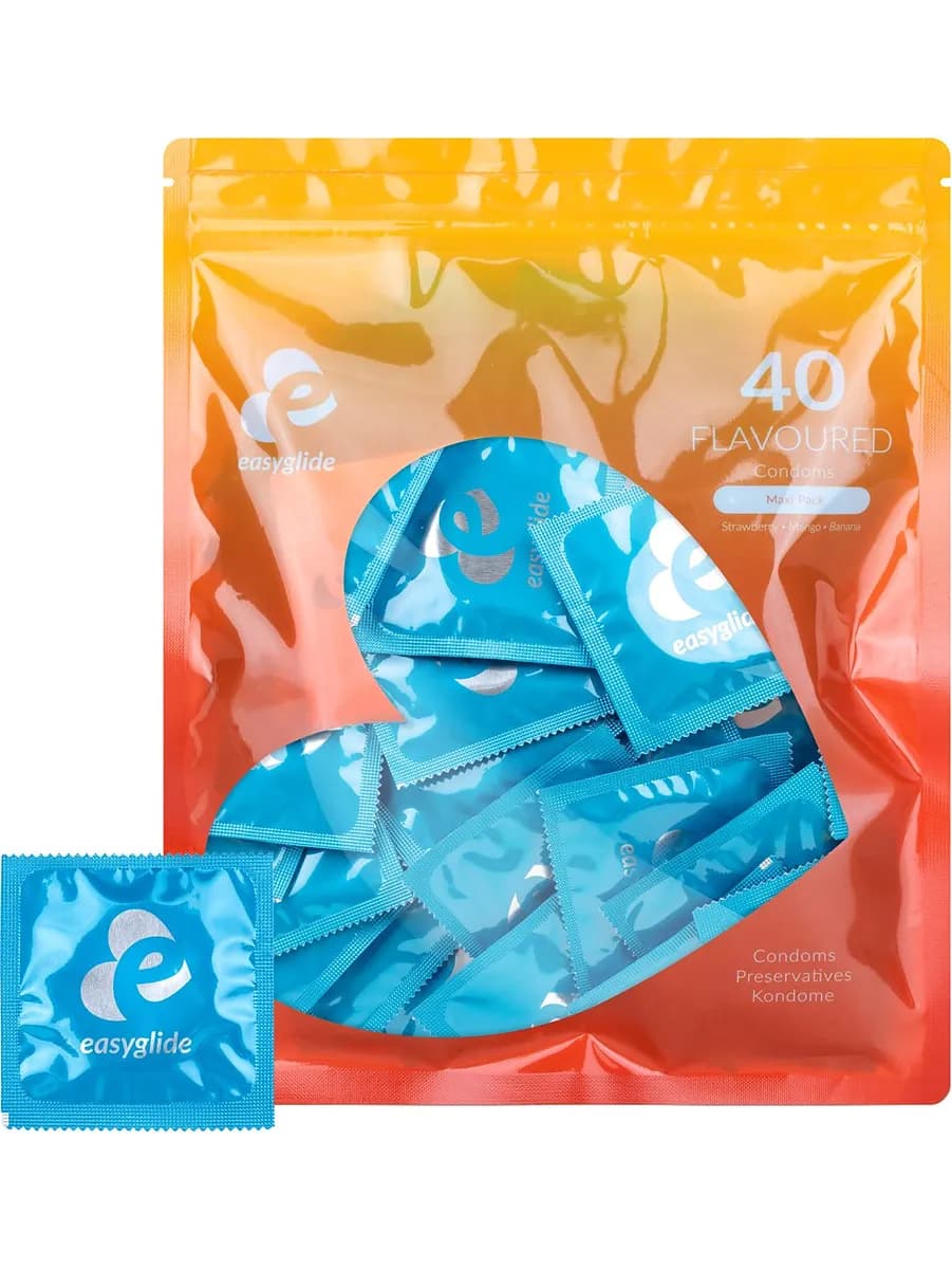EasyGlide Flavored Condoms 40-pack