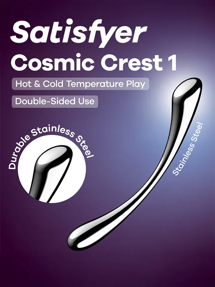 Satisfyer: Cosmic Crest 1, Steel Dildo