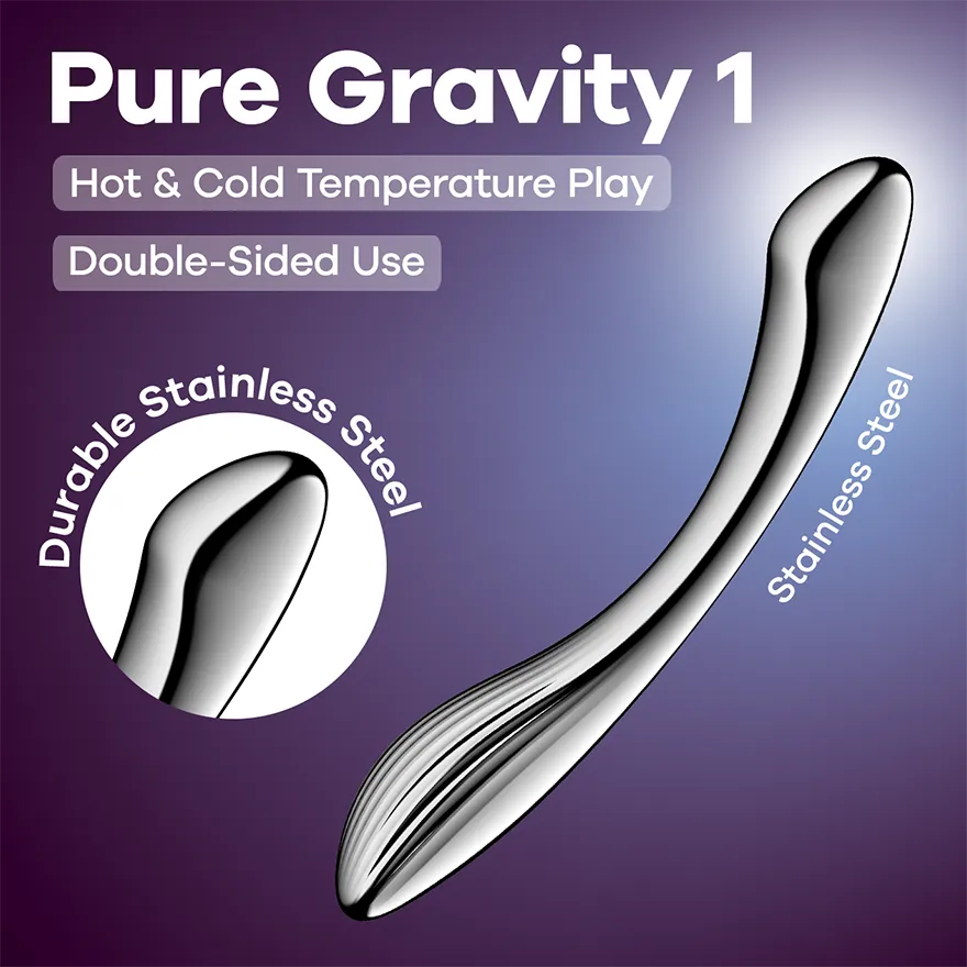 Satisfyer: Pure Gravity 1, Steel Dildo
