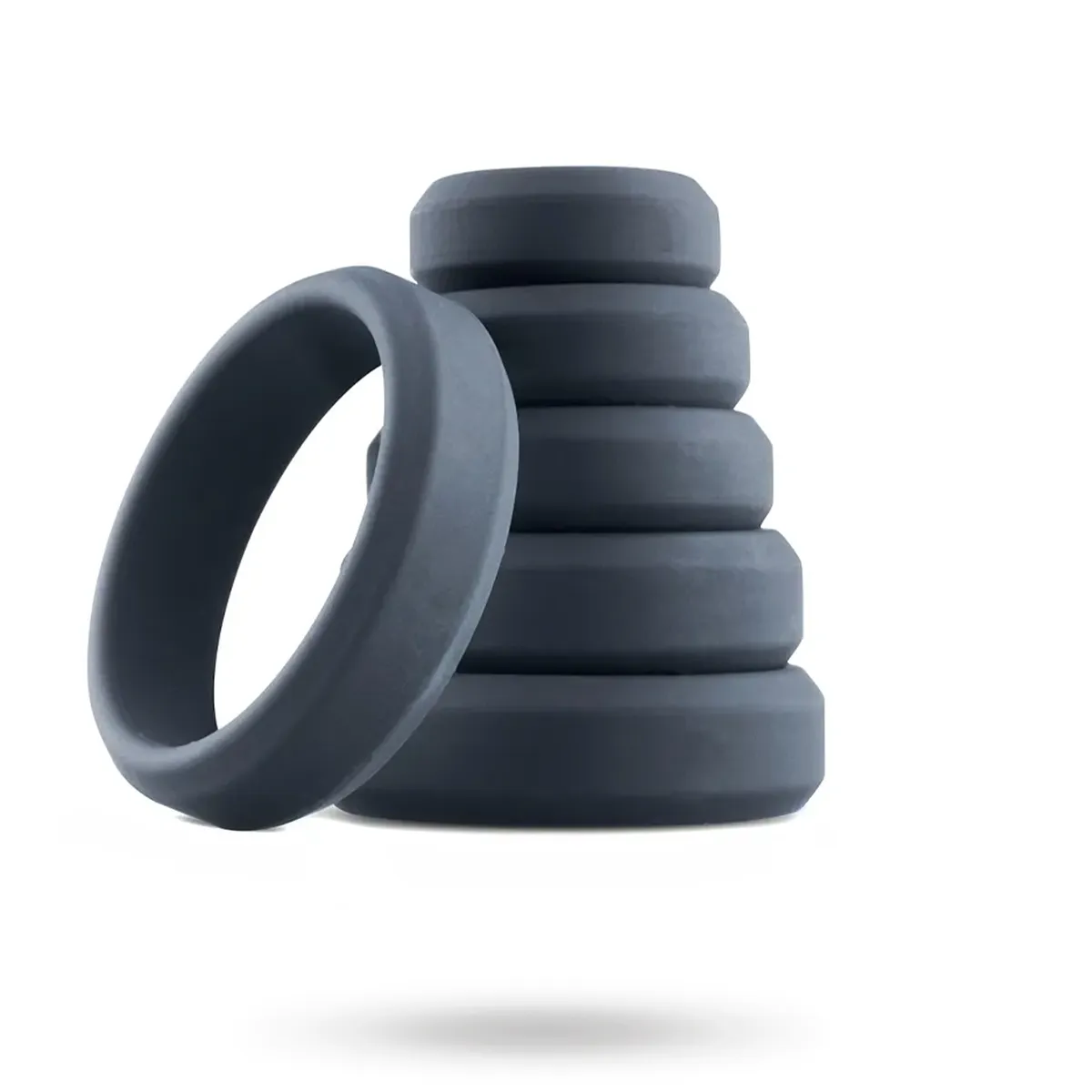 Boners 6-Piece Cock Ring Set Penisringar paket