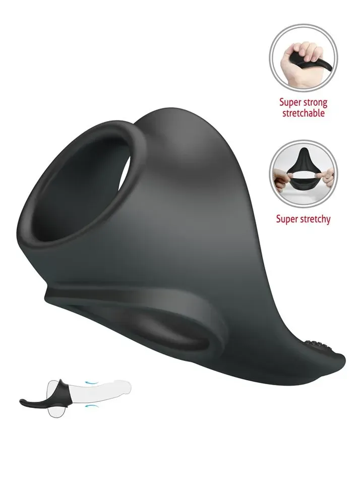 Crazy Bull Zadok Silicone Cock & Testicles Ring