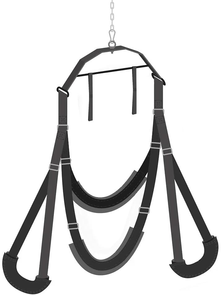 Bad Kitty Sex Swing w. Flogger and Blindfold