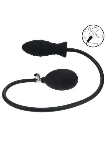 Levelz Ribbed Inflatable Anal Plug