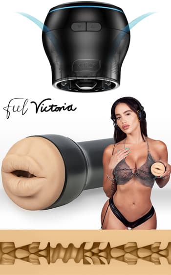 Kiiroo: FeelVictoria Mouth Stroker + PowerBlow