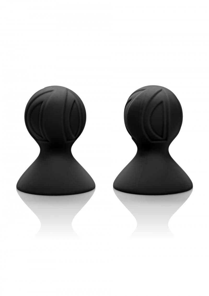 Cal Exotics Silicone Pro Nipple Suckers Black