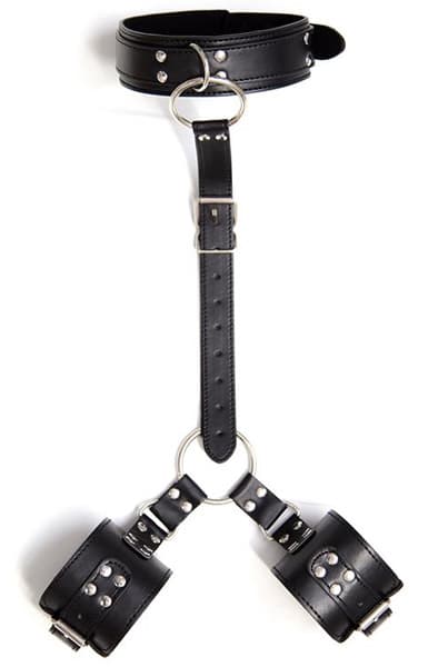 Fetish Addict Collar With Restraints