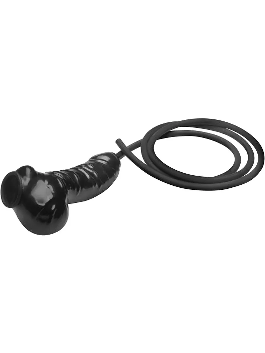 Guzzler Realistic Latex Penis Sleeve With Hose