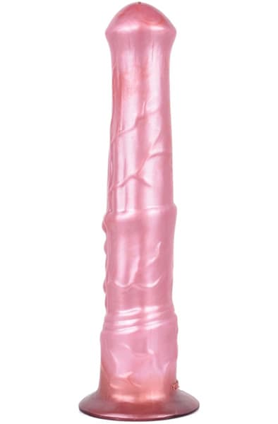 Pink Alien Jolly Star Metallic Dildo 36 cm
