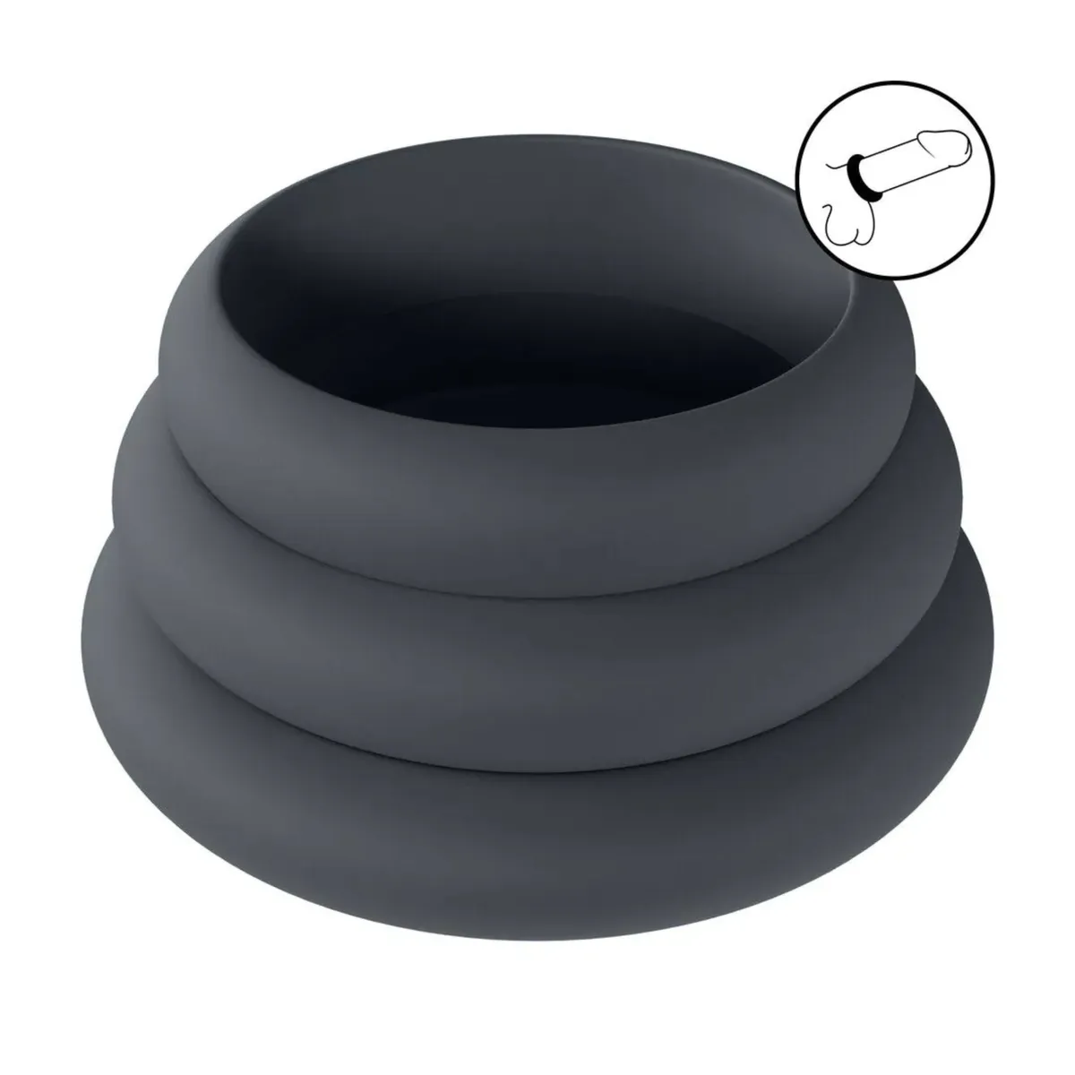 Levelz Wide O Cockring Set