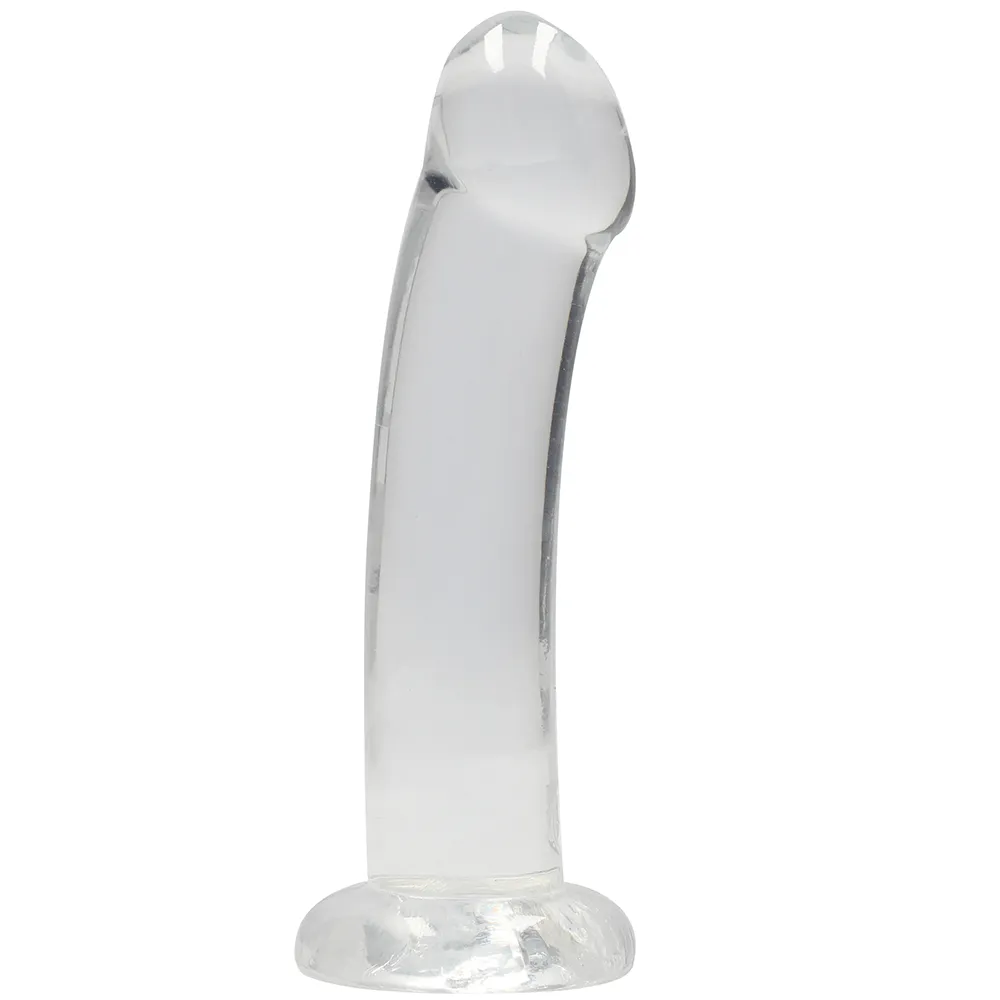 RealRock G-punktsdildo Transparent 17cm