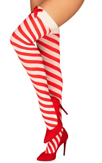 Obsessive Kissmas Stockings S-M