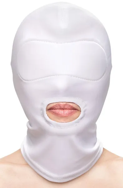 Fetish & Fashion Mouth Hood White BDSM mask