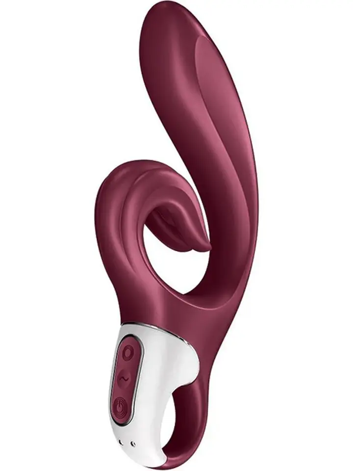 SATISFYER LOVE ME RABBITVIBRATOR - RÖD