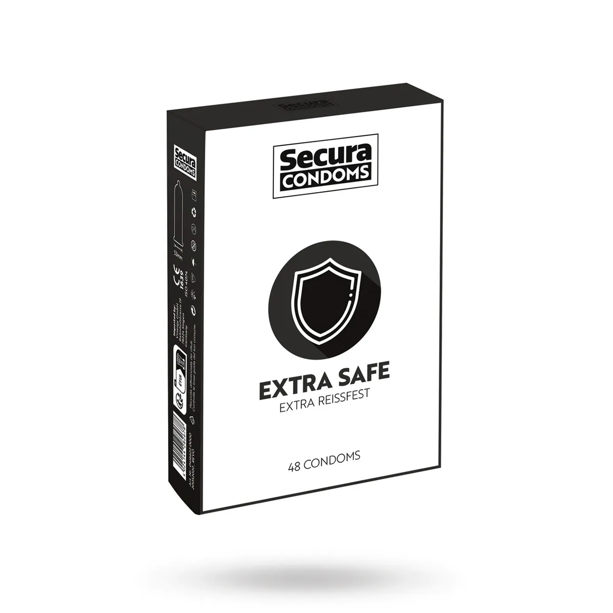 Secura: Extra Safe, Kondomer, 48-pack