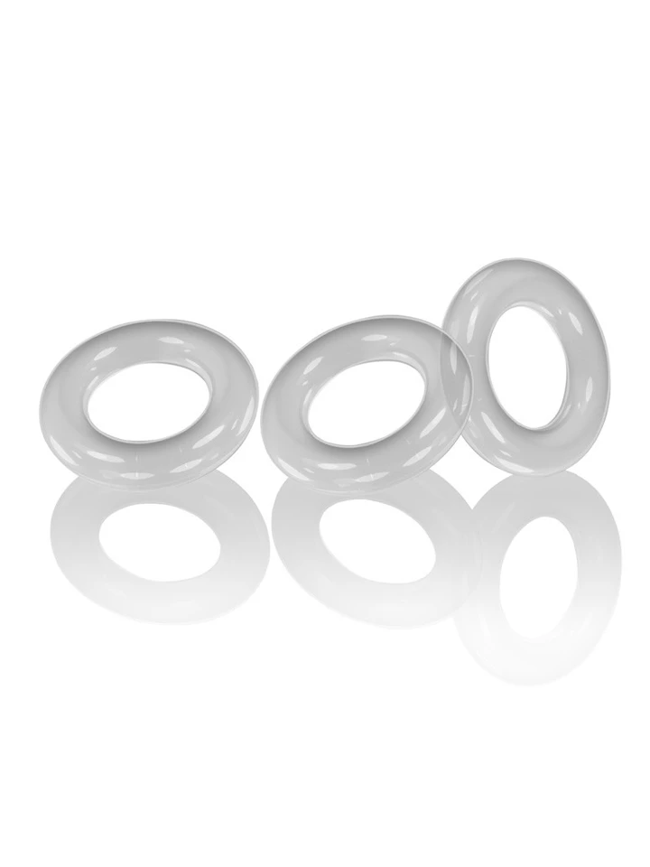 Willy Rings Cock Rings Transparent 3-pack