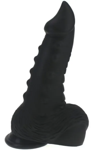 X-Men Scaly Silicone Dildo Black 21 cm Monster dildo