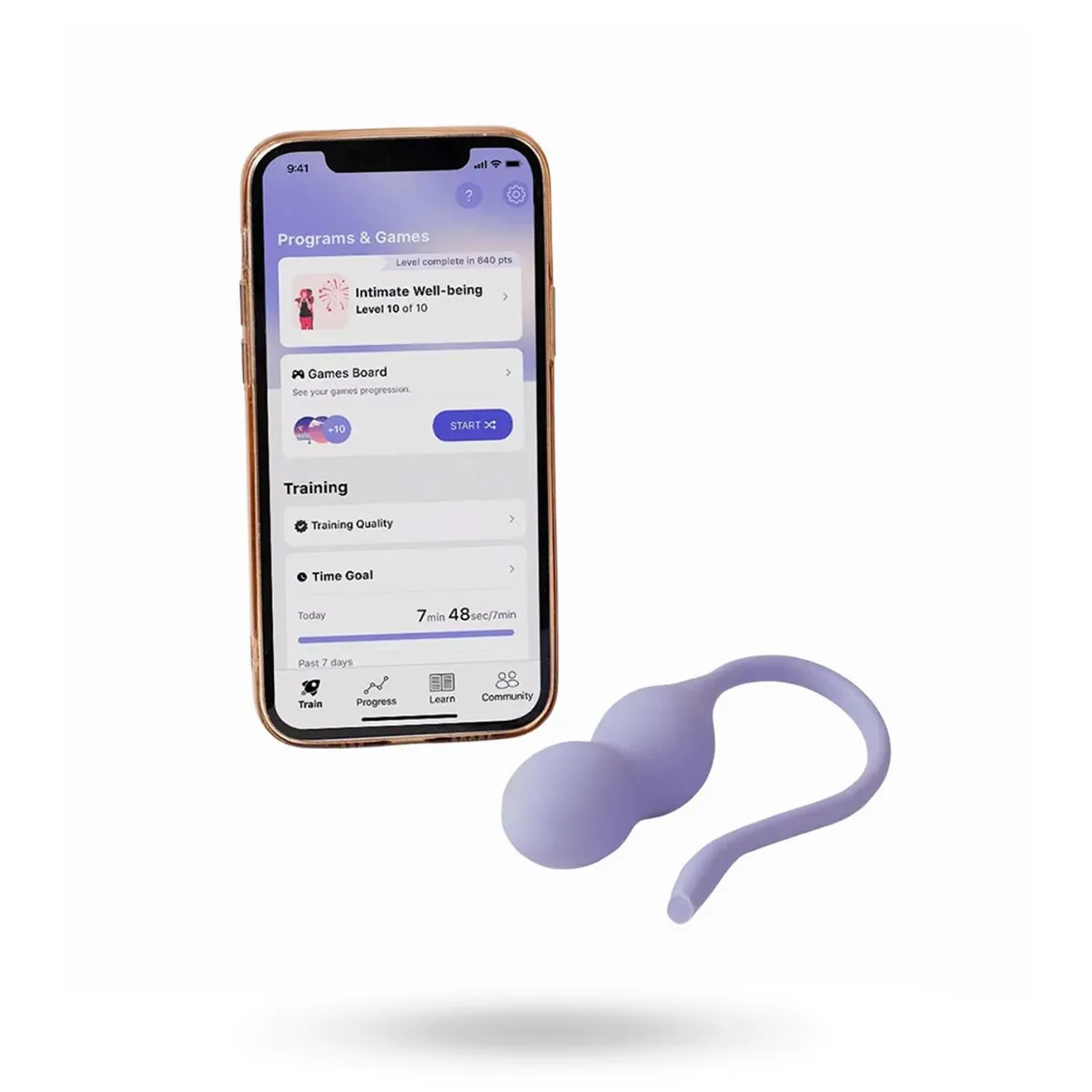 Perifit+ Pelvic Floor Trainer App Lilac